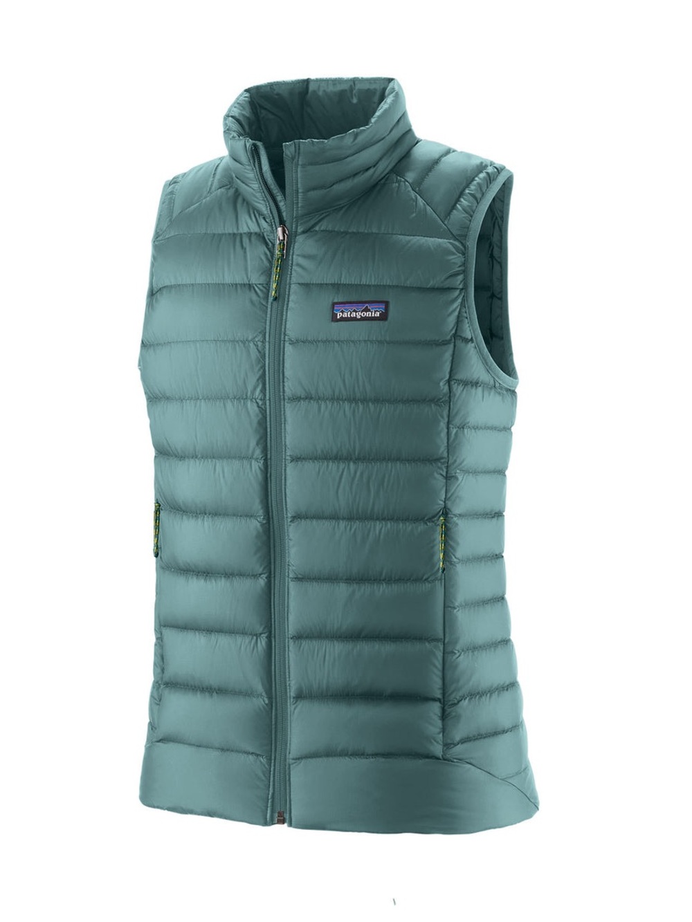 Patagonia Women's down sweater vest in wetland blue- size small